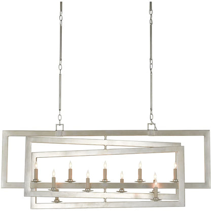 Currey and Company Middleton 11 Light 54" Wide Wrought Iron Chandelier