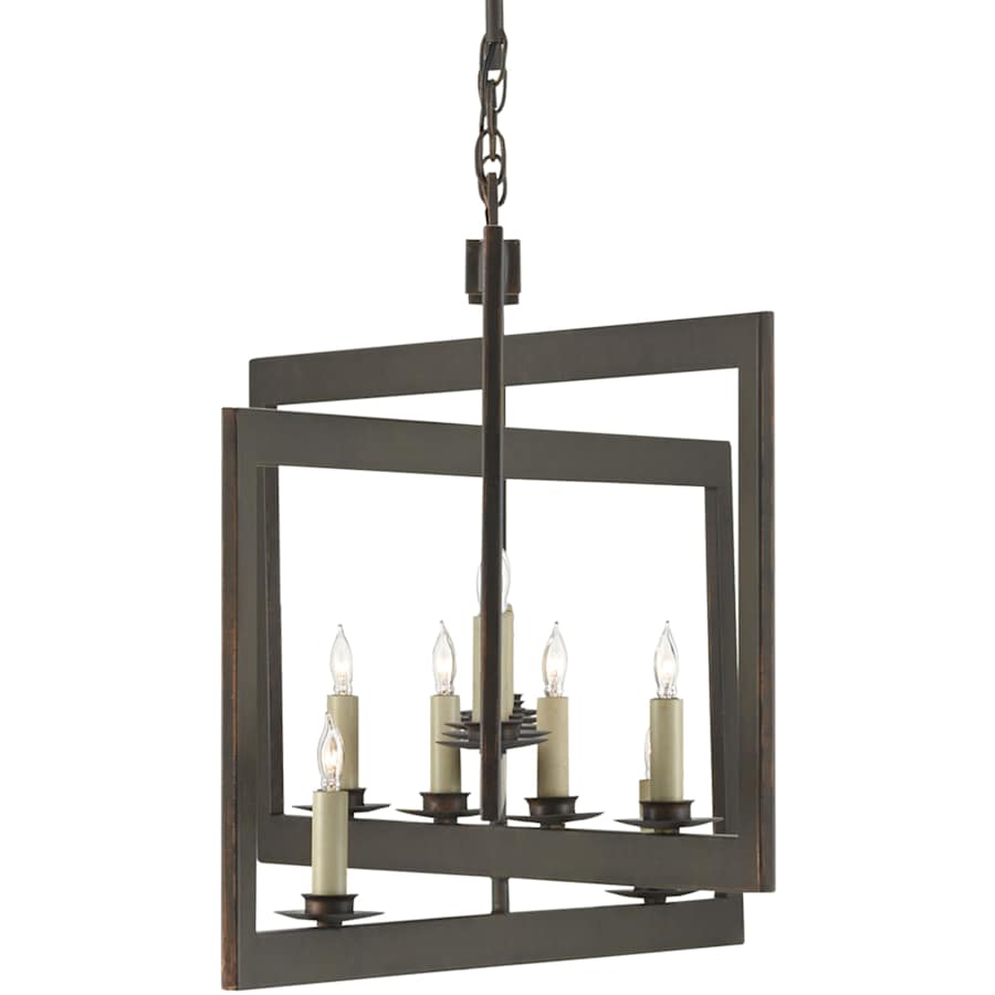 Currey and Company Middleton 11 Light 54" Wide Wrought Iron Chandelier