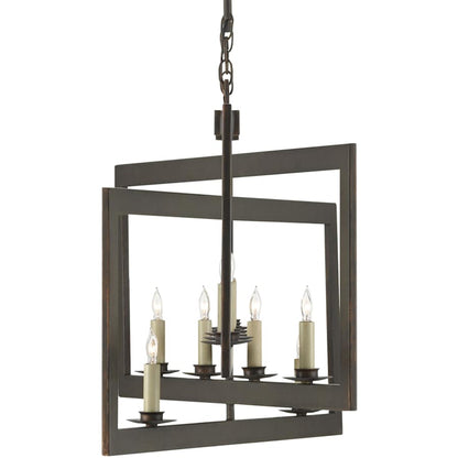 Currey and Company Middleton 11 Light 54" Wide Wrought Iron Chandelier