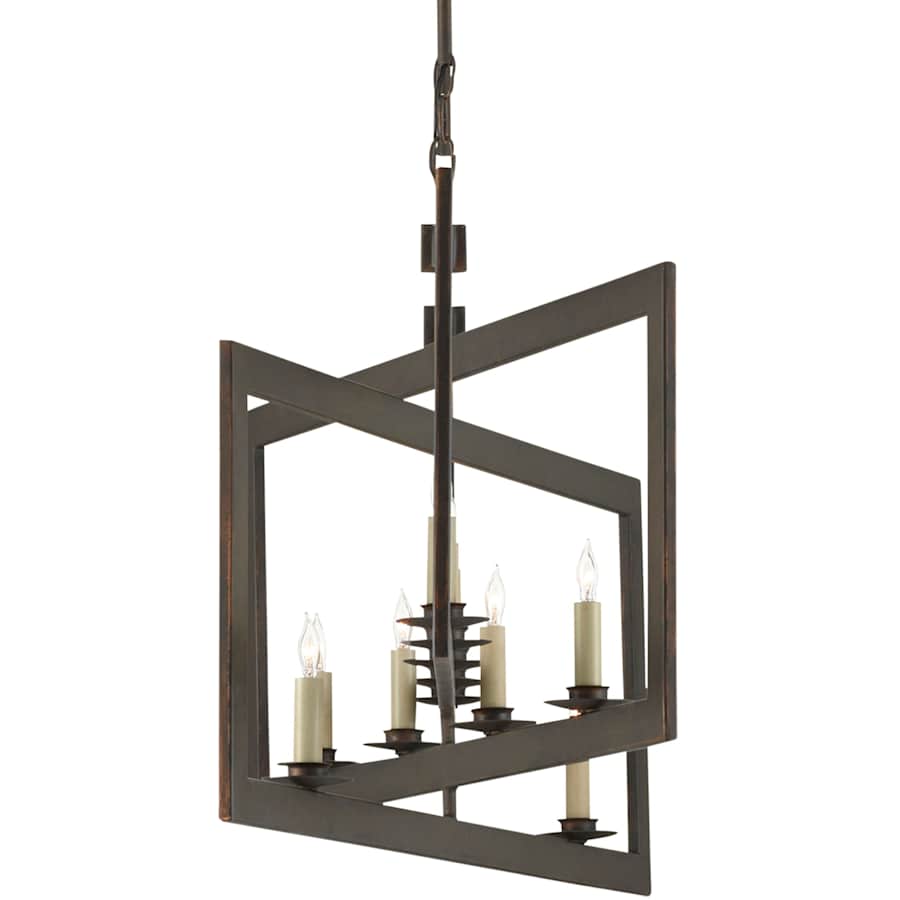 Currey and Company Middleton 11 Light 54" Wide Wrought Iron Chandelier