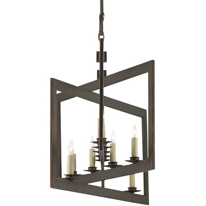 Currey and Company Middleton 11 Light 54" Wide Wrought Iron Chandelier