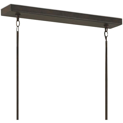 Currey and Company Middleton 11 Light 54" Wide Wrought Iron Chandelier