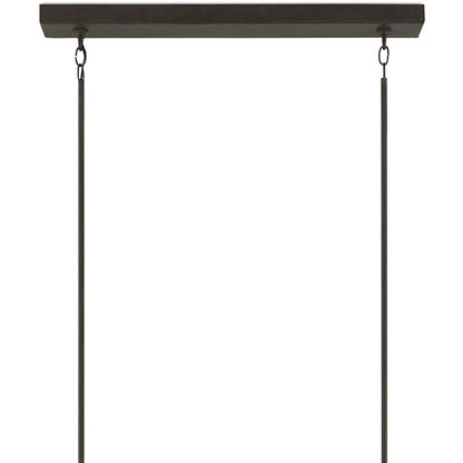 Currey and Company Middleton 11 Light 54" Wide Wrought Iron Chandelier