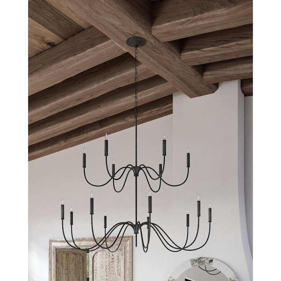 Currey and Company Tirrell Medium Chandelier