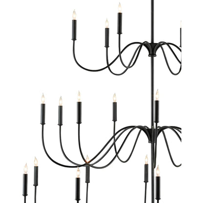 Currey and Company Tirrell Large Chandelier