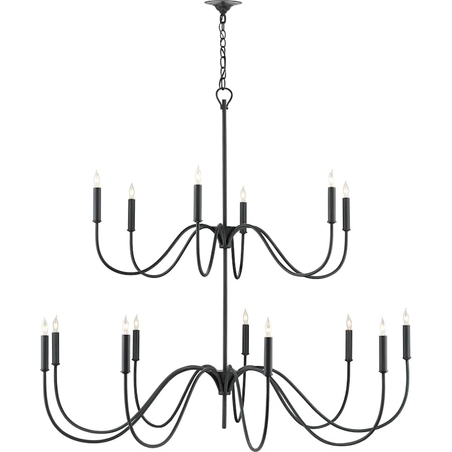 Currey and Company Tirrell Large Chandelier