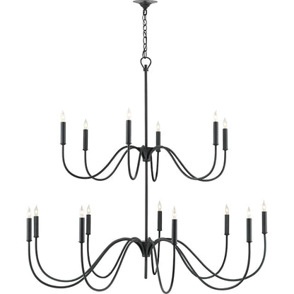 Currey and Company Tirrell Large Chandelier