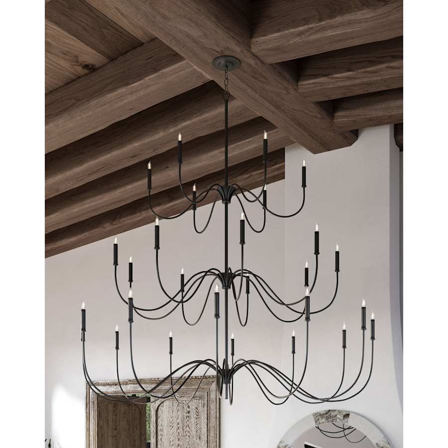 Currey and Company Tirrell Large Chandelier