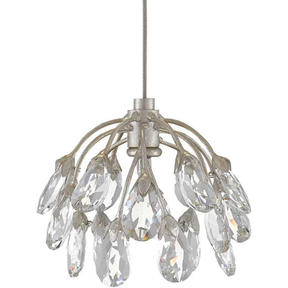 Currey and Company Crystal Bud 7 Light 13" Wide Crystal Multi Light Pendant