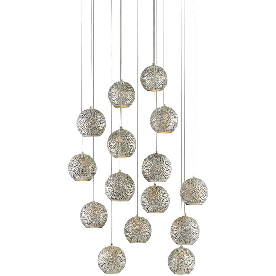 Currey and Company Giro 15 Light 21" Wide Multi Light Pendant