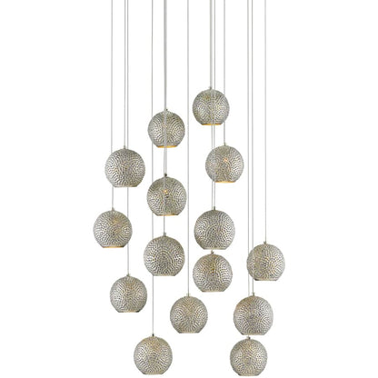 Currey and Company Giro 15 Light 21" Wide Multi Light Pendant