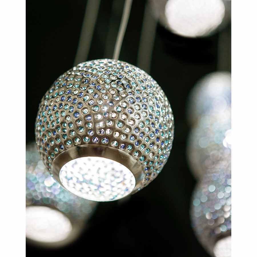 Currey and Company Giro 15 Light 48" Wide Linear Pendant