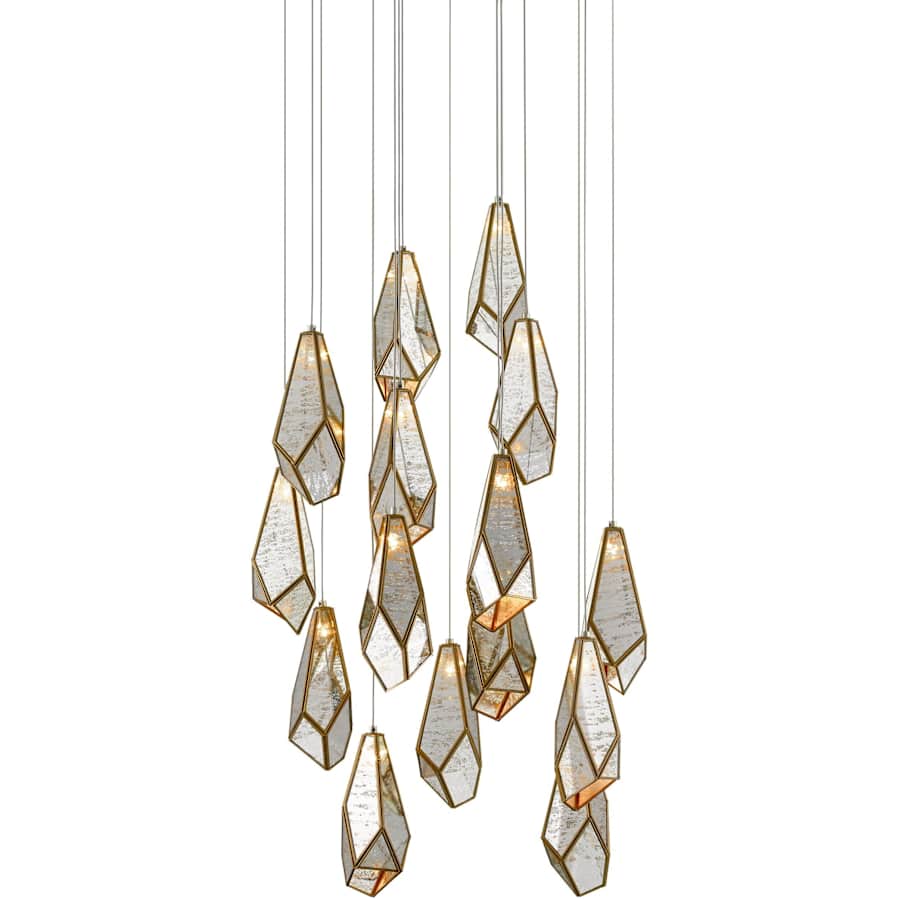 Currey and Company Glace 15 Light 21" Wide Multi Light Pendant