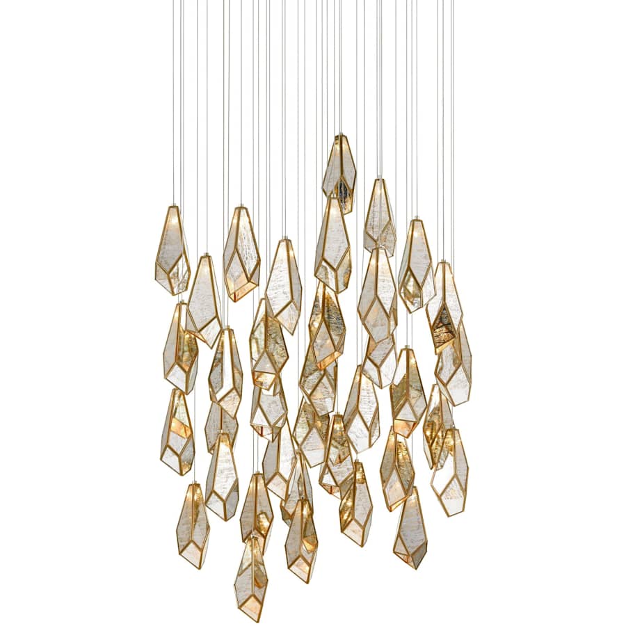 Currey and Company Glace 36 Light 33" Wide Multi Light Pendant