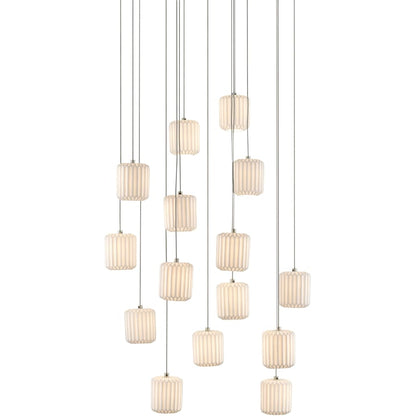 Currey and Company Dove 15 Light 21" Wide Multi Light Pendant