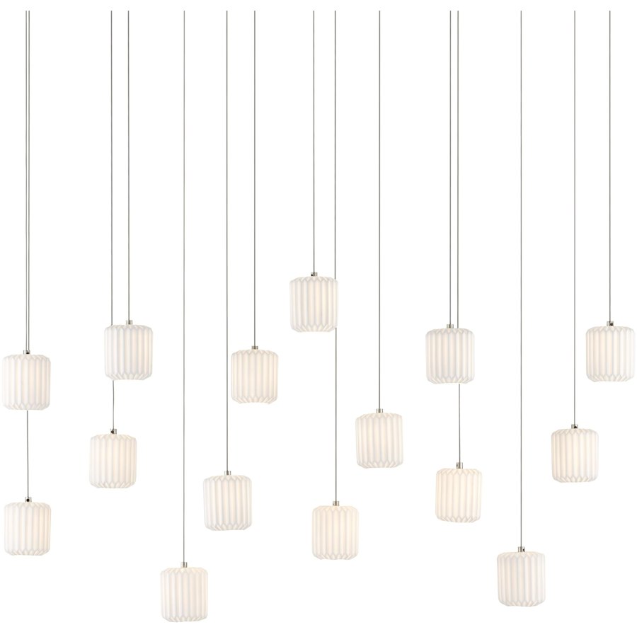 Currey and Company Dove 15 Light 48" Wide Linear Pendant