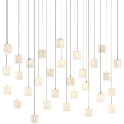 Currey and Company Dove 30 Light 54" Wide Linear Pendant