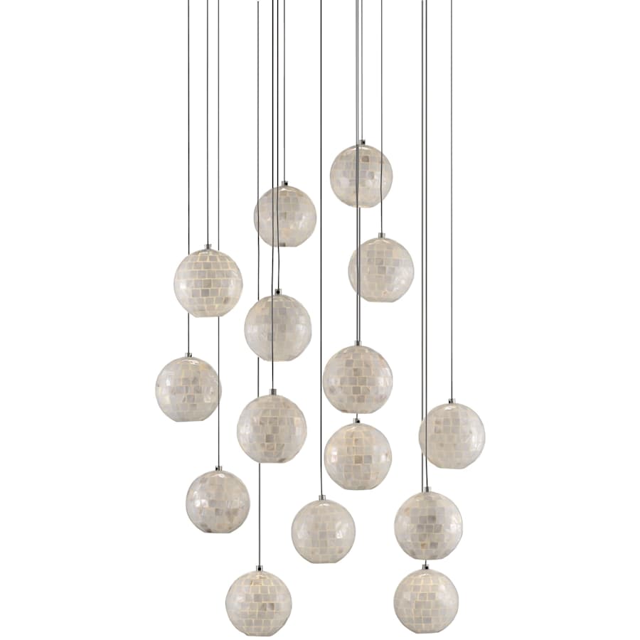 Currey and Company Finhorn 15 Light 21" Wide Multi Light Pendant