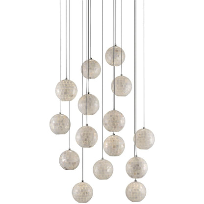 Currey and Company Finhorn 15 Light 21" Wide Multi Light Pendant