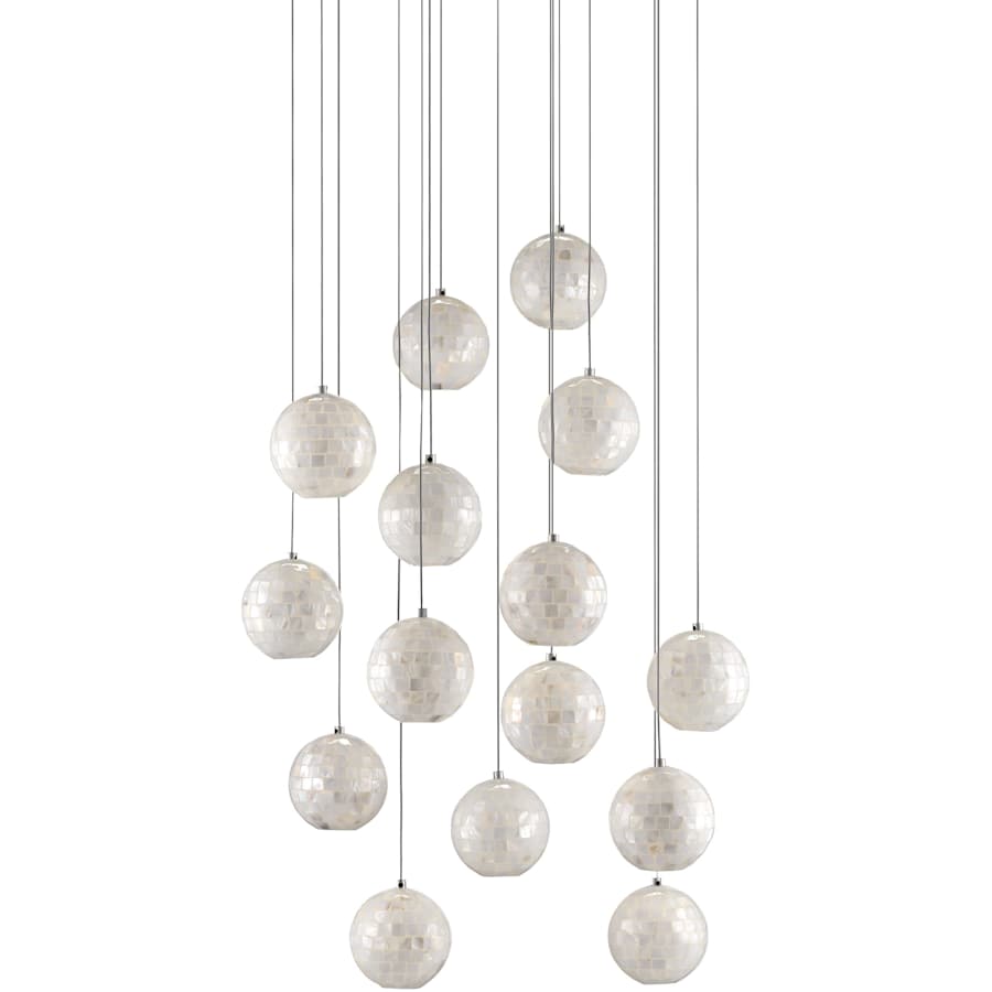 Currey and Company Finhorn 15 Light 21" Wide Multi Light Pendant