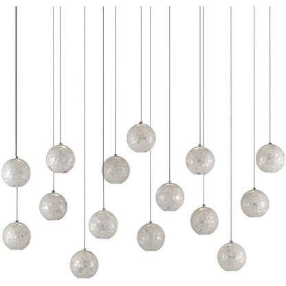 Currey and Company Finhorn 15 Light 48" Wide Linear Pendant