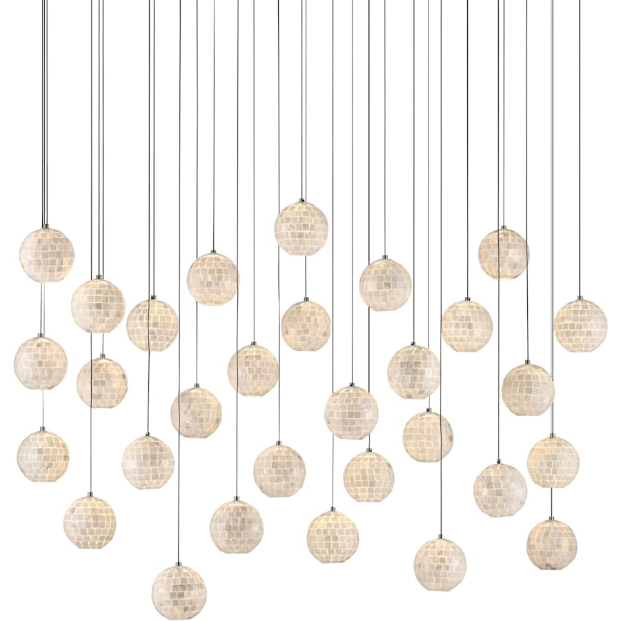 Currey and Company Finhorn 30 Light 54" Wide Linear Pendant
