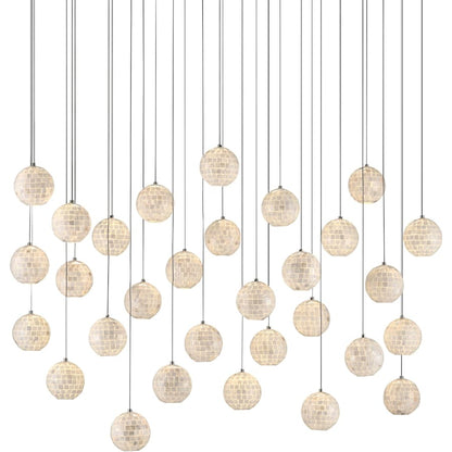 Currey and Company Finhorn 30 Light 54" Wide Linear Pendant