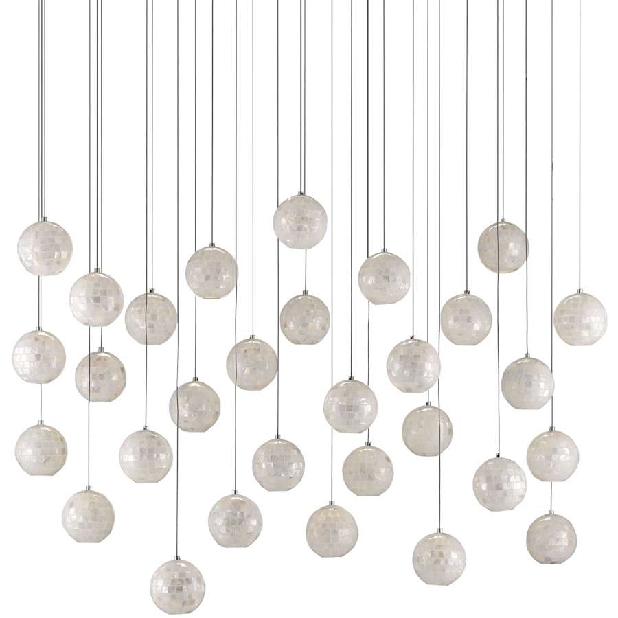 Currey and Company Finhorn 30 Light 54" Wide Linear Pendant