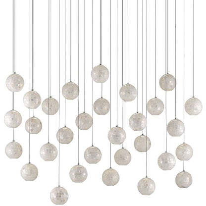 Currey and Company Finhorn 30 Light 54" Wide Linear Pendant