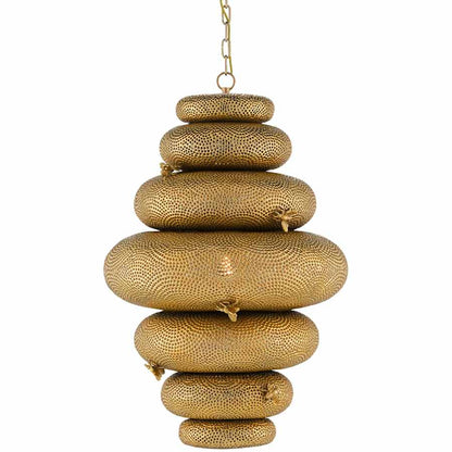 Currey and Company Bee My Honey 21" Wide Chandelier