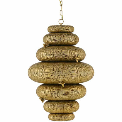 Currey and Company Bee My Honey 21" Wide Chandelier