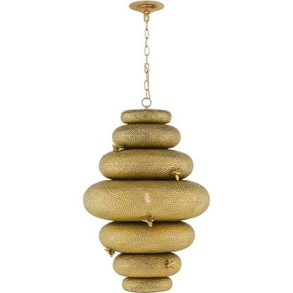 Currey and Company Bee My Honey 21" Wide Chandelier