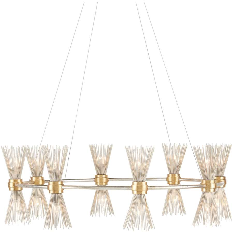 Currey and Company Novatude 16 Light 34" Wide Sputnik Chandelier