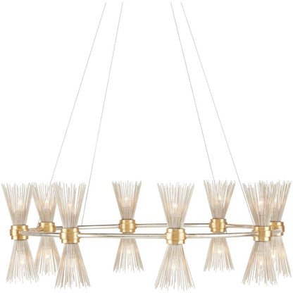 Currey and Company Novatude 16 Light 34" Wide Sputnik Chandelier
