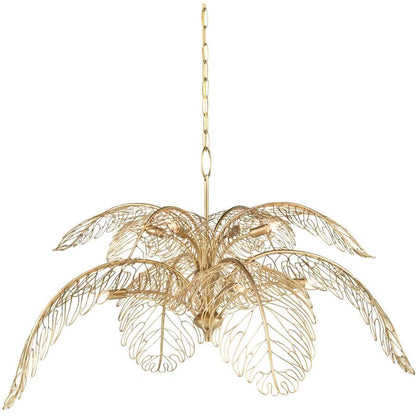 Currey and Company Taormina 8 Light 50" Wide Abstract Chandelier