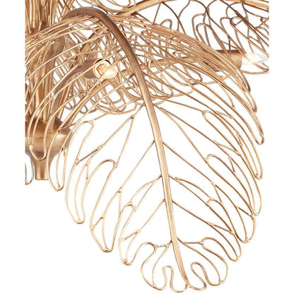 Currey and Company Taormina 8 Light 50" Wide Abstract Chandelier