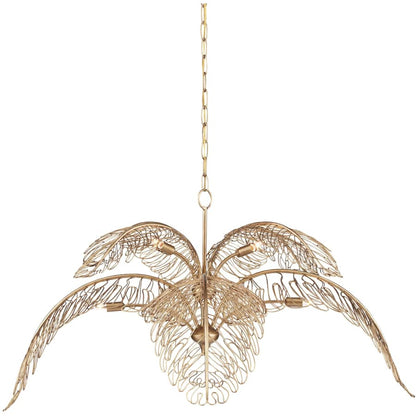 Currey and Company Taormina 8 Light 50" Wide Abstract Chandelier