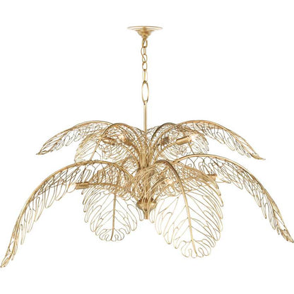 Currey and Company Taormina 8 Light 50" Wide Abstract Chandelier