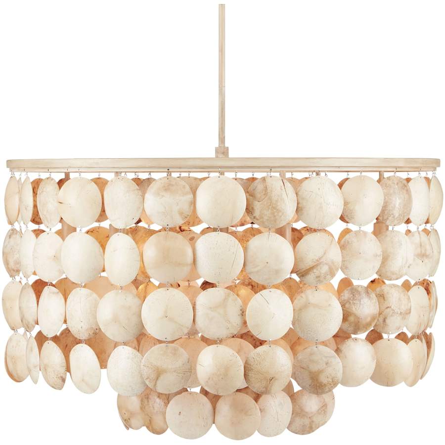 Currey and Company Buko 6 Light 32" Wide Chandelier
