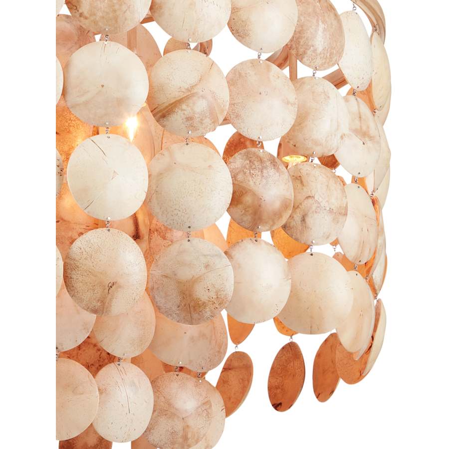 Currey and Company Buko 6 Light 32" Wide Chandelier