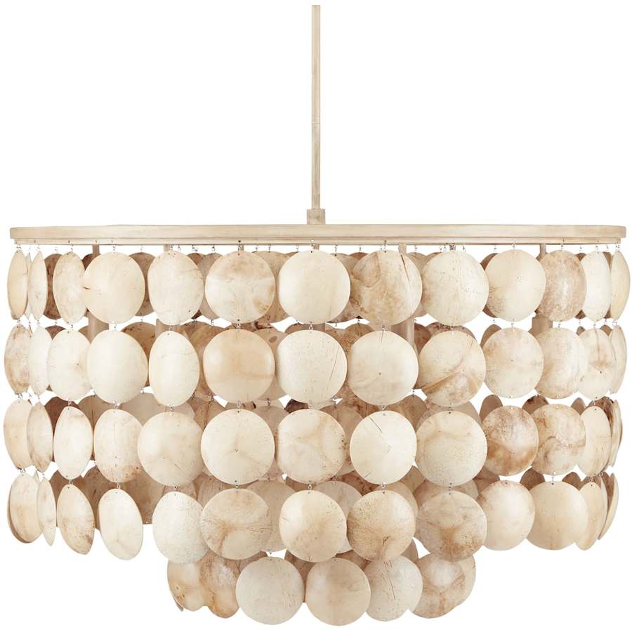 Currey and Company Buko 6 Light 32" Wide Chandelier
