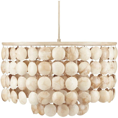 Currey and Company Buko 6 Light 32" Wide Chandelier