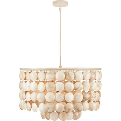 Currey and Company Buko 6 Light 32" Wide Chandelier
