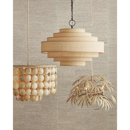 Currey and Company Buko 6 Light 32" Wide Chandelier