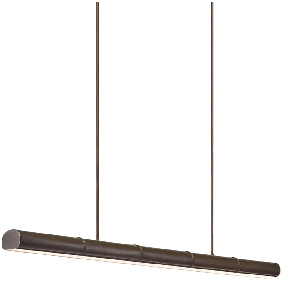 Currey and Company Lyon 5 Light 65" Wide LED Linear Chandelier