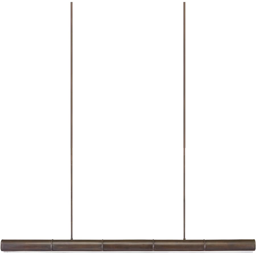 Currey and Company Lyon 5 Light 65" Wide LED Linear Chandelier