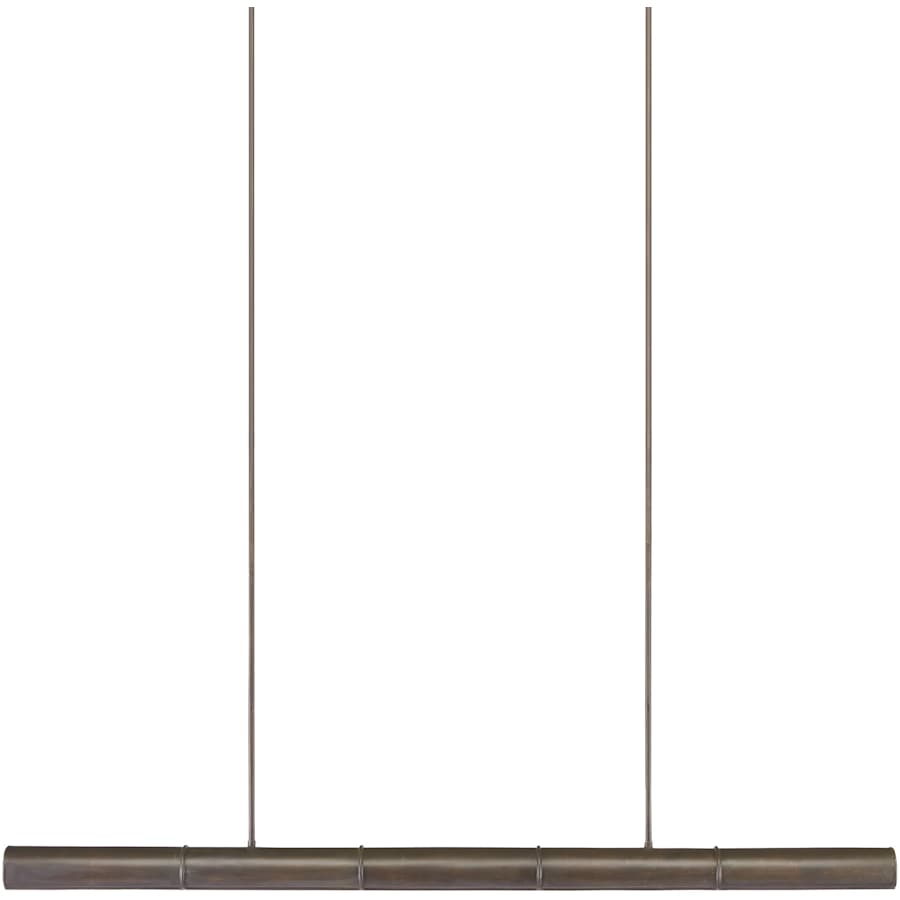 Currey and Company Lyon 5 Light 65" Wide LED Linear Chandelier