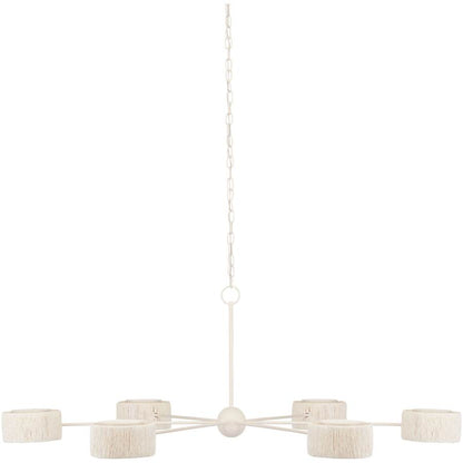 Currey and Company Monreale 6 Light 54" Wide LED Ring Chandelier