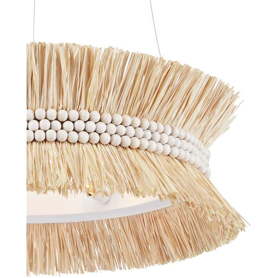 Currey and Company Seychelles 6 Light 33" Wide Chandelier