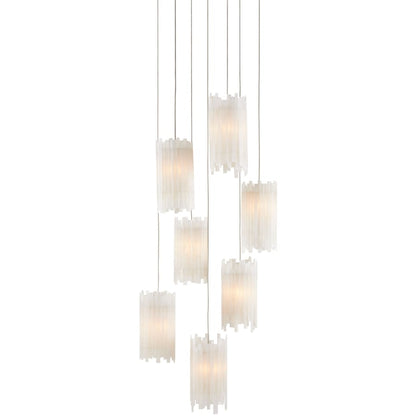 Currey and Company Escenia 13" Wide 7 Light Multi Light Pendant